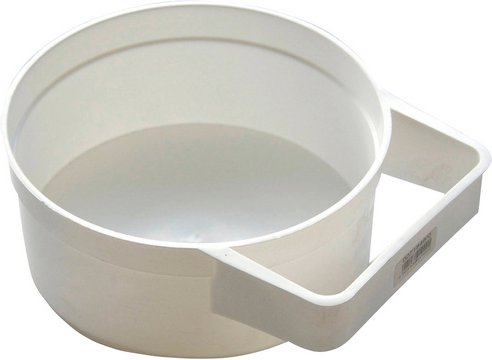 Gibsgeschirr, Weiß, Kunststoff - weiss