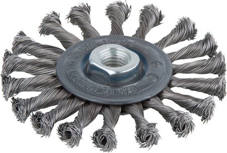 Thumbnail - WOLFCRAFT Scheibenbürste, BxHxL: 115 x 20 x 115 mm, Stahl