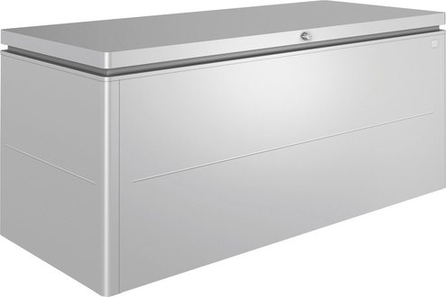 BIOHORT Aufbewahrungsbox »LoungeBox«, BxHxT: 200 x 88,5 x 84 cm, silber-metallic - silberfarben