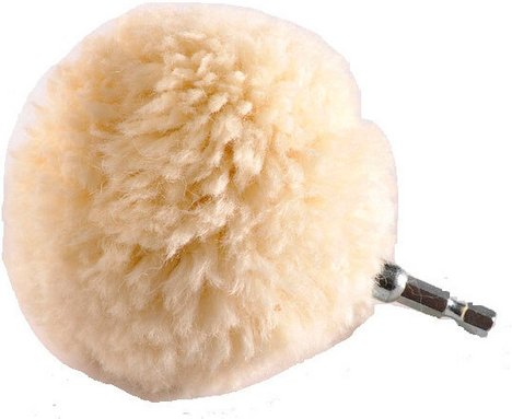 Sea Line Polierball, weiß, BxL: 80 x 80 mm - weiss