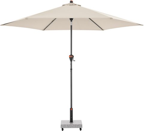 DOPPLER Kurbelschirm »MyZone «, 305 cm, sechseckig, Sonnenschutzfaktor: 50 - beige