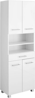 HELD MÖBEL Seitenschrank »Porta«, BxHxT: 60 x 185 x 35 cm - weiss