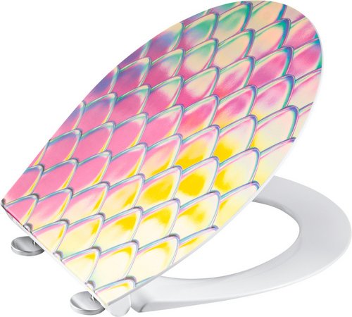 WELLWATER WC-Sitz »Dragon«, Duroplast, mit Absenkautomatik - bunt