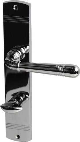 ALPERTEC Langschild-Garnitur »Sale«, Messing - silberfarben