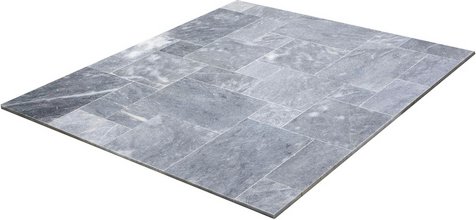 WOHNRAUSCH Terrassenplatten »Pandora Blue«, 0,74 m², Römischer Verband, Kalkstein, blau/grau