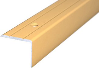 CARL PRINZ Winkelprofil, BxH: 24.5 x 20 mm, versenkt gelocht - goldfarben