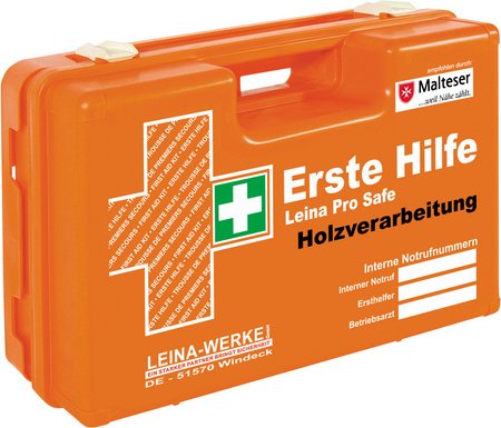 LEINA-WERKE Erste-Hilfe-Koffer »ProSafe«, BxL: 31 x 13 cm, orange