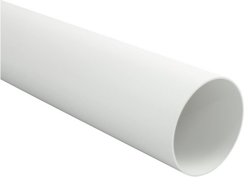 MARLEY Rundrohr, Kunststoff, Ø125 mm x 100 cm - weiss
