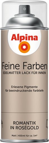 ALPINA Sprühlack »Feine Farben«, 400 ml, für ca. 1 m², rosa, edelmatt