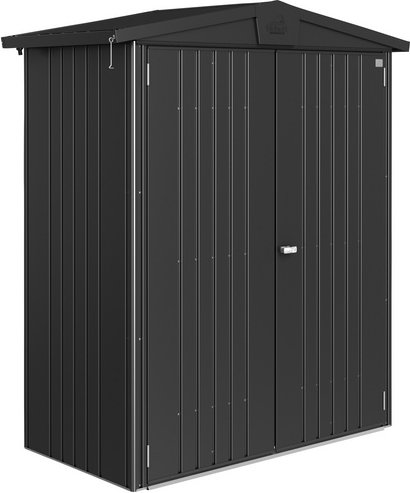 BIOHORT Gerätehaus »Europa Gr. 1«, Stahl, BxHxT: 172 x 196 x 84 cm (Außenmaße inkl. Dachüberstand)