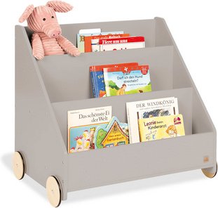 Pinolino Bücherregal, BxHxL: 65 x 57 x 42 cm, grau