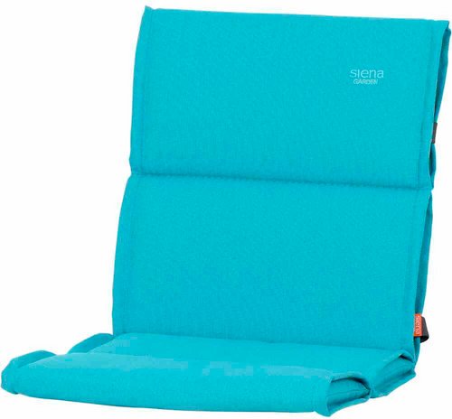 SIENA GARDEN Sesselauflage »Stella«, Niederlehner, blau, Uni, BxL: 48 x 100 cm