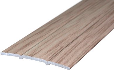 CARL PRINZ Übergangsprofil, BxH: 38 x 2.5 mm, selbstklebend - grau