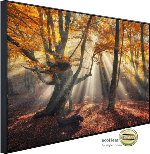 Thumbnail - papermoon Infrarotheizung »EcoHeat - Magische alte Bäume«, Matt-Effekt - bunt