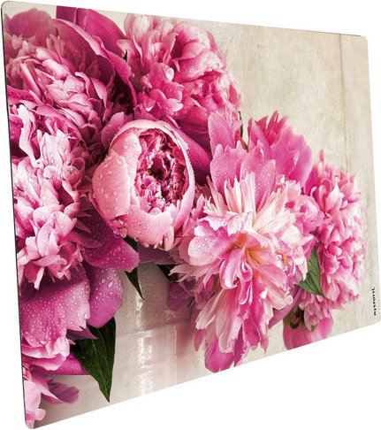 mySPOTTI Mini-Spritzschutz »Pfingstrose«, Aluverbund, Blumen