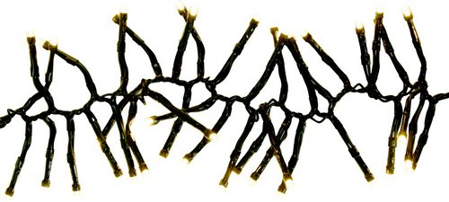 CASAYA Lichtergirlande, 768 LEDs, 7 m, 2700K, IP44, dimmbar, schwarz