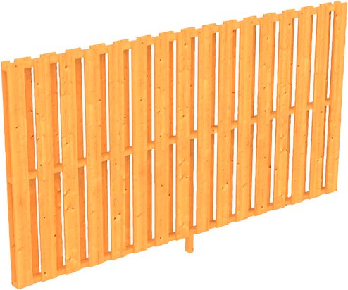 SKANHOLZ Seitenwand, B x H: 78,5 x 160 cm, Douglasienholz, Farbe: natur - beige