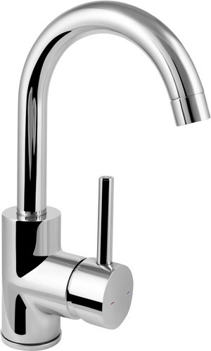 WELLWATER Armatur »VICENZA«, Einhebelmischer, Durchflussmenge: 9 l/min - silberfarben