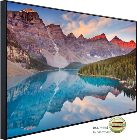 papermoon Infrarotheizung »EcoHeat - Moraine Lake Sunrise«, Matt-Effekt - bunt