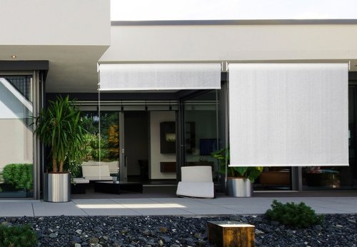 Thumbnail - PEDDY SHIELD Sonnen-Rollo, rechteckig, 180 x 240 cm - weiss