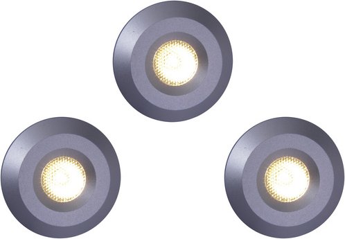 NÄVE Einbauleuchte, 3 W - silberfarben