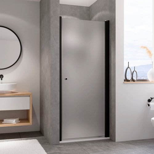 BREUER Duschkabine »Elana 6«, Höhe: 200 cm, schwarz, Scheibenstärke: 6 mm