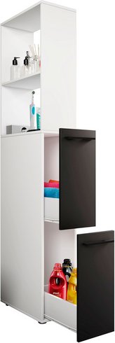 VCM Mehrzweckschrank »Sadilo«, BxHxT: 25 x 183 x 50 cm - weiss