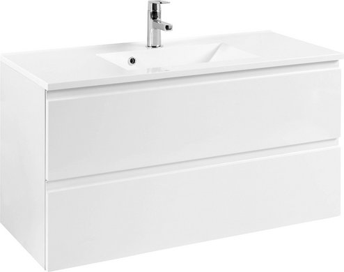 HELD MÖBEL Waschplatz »Cardiff«, B x T x H: 100 x 47 x 56 cm, weiß - weiss