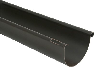 MARLEY Dachrinne, Nennweite: 125 mm, Kunststoff (PVC) - braun