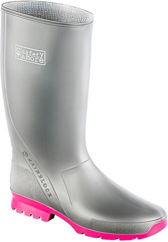 safety and more Damen-Gummistiefel »Amy«, grau - Größe 39