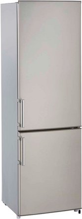 PKM Kühl-Gefrierkombination »KG249.4A++IX«, BxHxL: 55 x 180 x 55,8 cm, freistehend - silberfarben