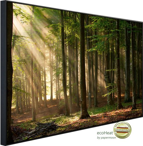 Thumbnail - papermoon Infrarotheizung »EcoHeat - Herbstwald«, Matt-Effekt - bunt