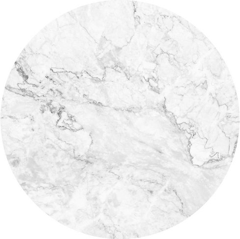 K&L Wall Art Vliestapete »Runde Vliestapete«, Marmor Stein Shabby Chic, mehrfarbig, matt - bunt