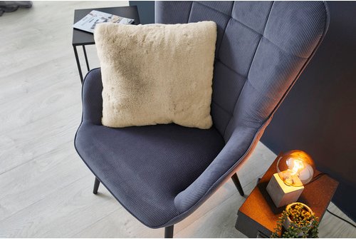 LUXORLIVING Dekokissen »Coste«, BxHxL: 40 x 14 x 40 cm, beige