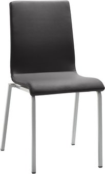 Mayer Sitzmöbel Stuhl »2120«, BxL: 47 x 54 cm, Stahl/Stoff - grau