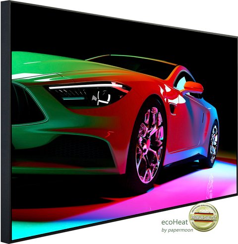 papermoon Infrarotheizung »EcoHeat - Modernes Coupe«, Matt-Effekt - bunt