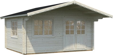 PALMAKO Blockbohlenhaus »Helena«, Holz, BxHxT: 514 x 285 x 360 cm (Außenmaße inkl. Dachüberstand) - braun