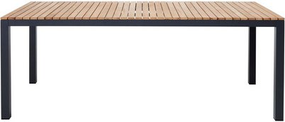 Cinas Gartentisch »Mood«, LxBxH: 208 x 100 x 74 cm, Teakholz - schwarz