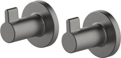 LENZ Handtuchhalter & Haken »SIVO«, Graphit, Montageart: Bohren - grau