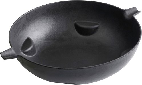 Mr. GARDENER Wok, Gusseisen, Breite: 33,9 cm - schwarz
