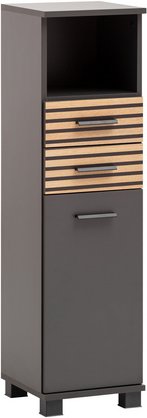 SCHILDMEYER Highboard »Katta«, BxH: 30,3 x 110,5 cm, anthrazit - schwarz