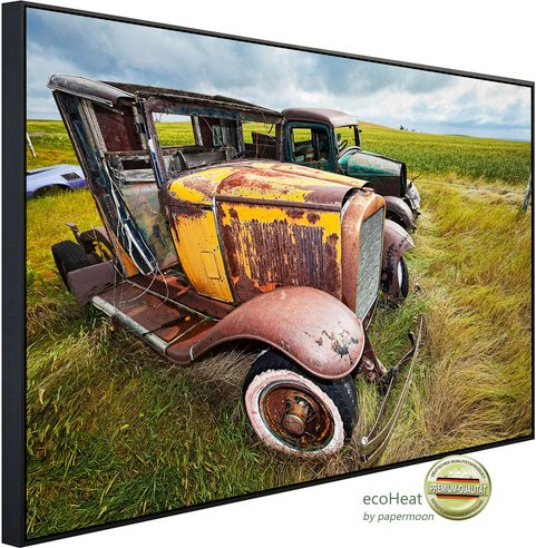 papermoon Infrarotheizung »EcoHeat - Oldtimer«, Matt-Effekt - bunt