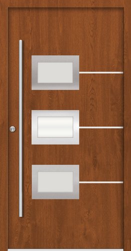 Splendoor Haustür »ATHEN Prime«, Aluminium, in golden oak - braun