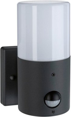 PAULMANN Hauswandleuchte »Tubs«, BxHxT: 10,5 x 17,5 x 10,5 cm, Metall/Kunststoff - grau