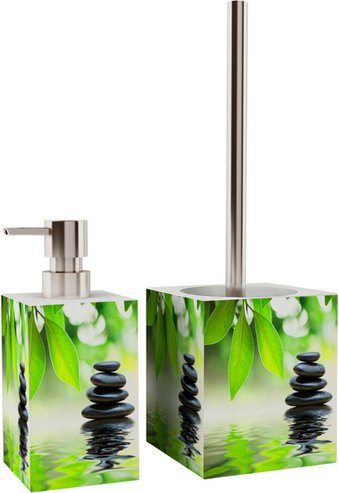 Sanilo Seifenspender »Harmony 2«, 165 mm - 70 mm, Grün, Rechteckig - gruen