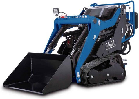 SCHEPPACH Kompaktlader, 8,5 PS, 200kg Ladekapazität, E-Start, 740mm Spurbreite, ohne Schaufel - blau