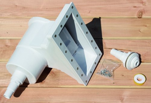 KARIBU Skimmer, für Pools, Kunststoff - weiss