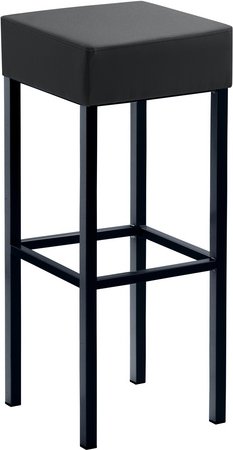 Mayer Sitzmöbel Barhocker »1123«, BxH: 34 x 82 cm, Mikrofaser, anthrazit - grau