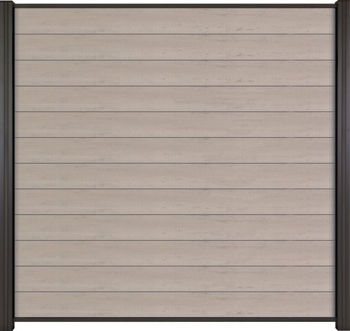 Mr. GARDENER Steckzaunsystem »Turino«, WPC, (BxH): 179 x 90 cm - weiss