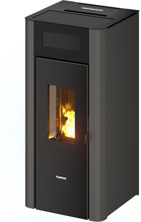 FREEPOINT Pelletofen »Amaranto 9«, 8,5 kW, Stahl, anthrazit - schwarz